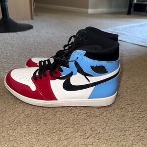 Jordan Sneakers Red White Blue Black